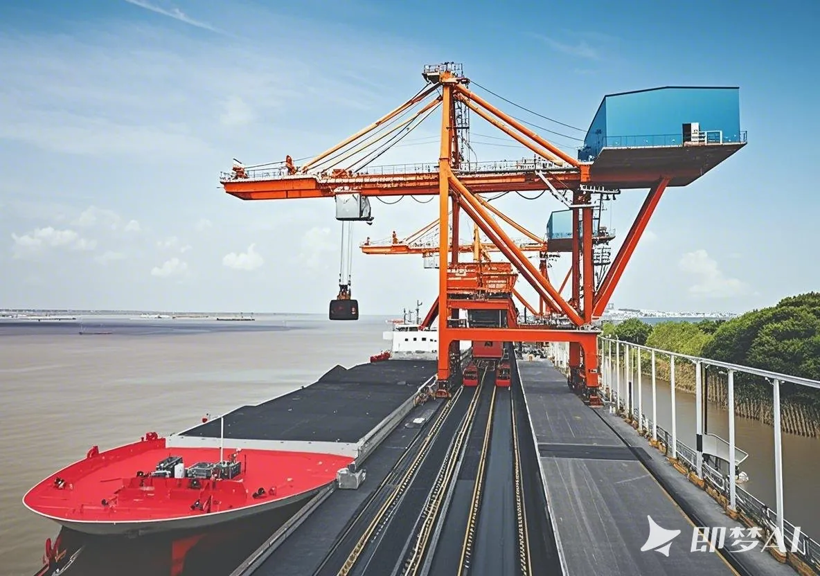Application of Real-time Monitoring of Belt Material Level of a Port Ship Unloader