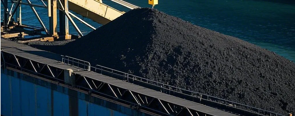 Application case of belt transfer material blockage alarm in a northern ore port
